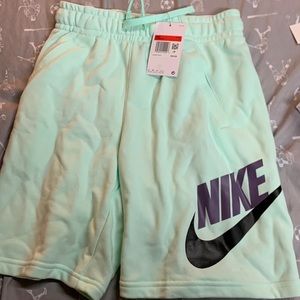 Brand new tag still on Nike boys size large sweat shorts